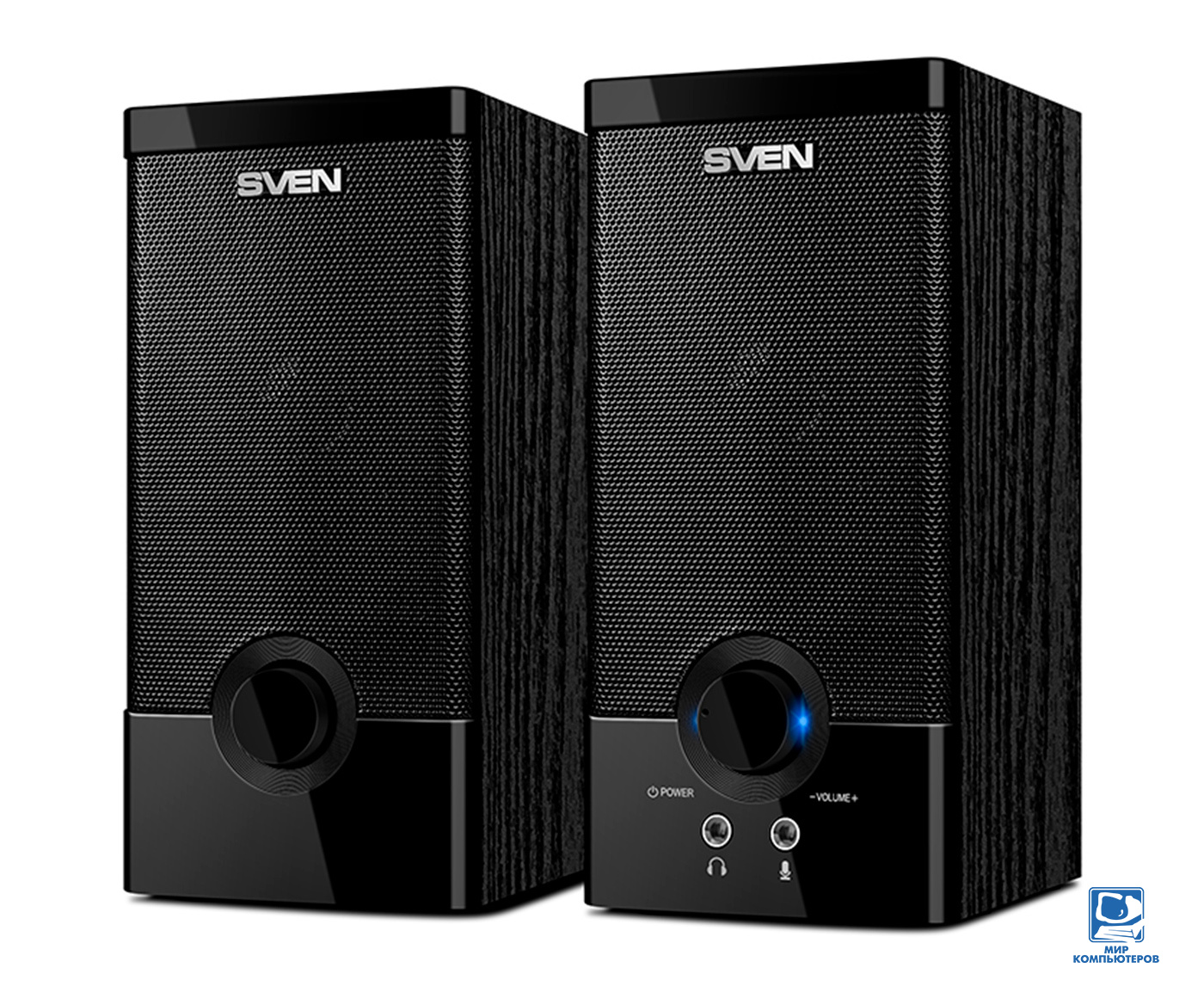 Акустическая система SVEN SPS-603 (2.0) (2x3W) USB Black